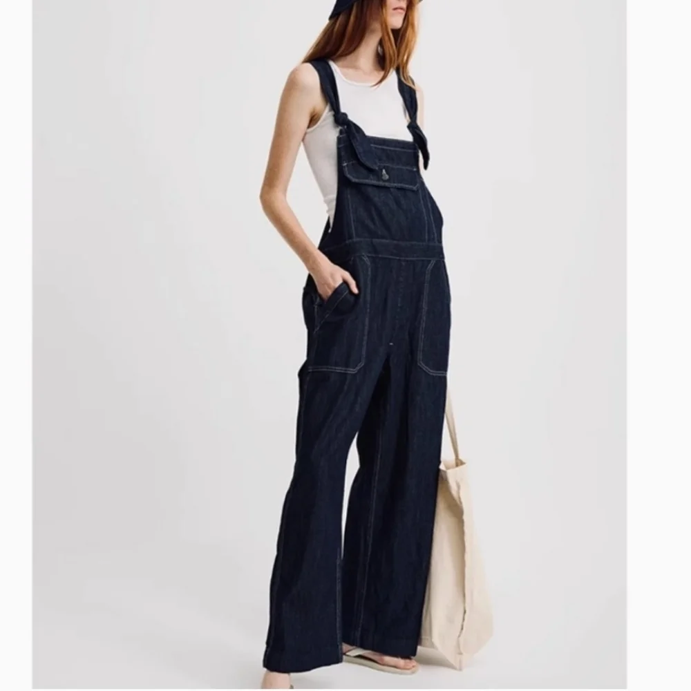 DENIMIST TIE STRAPS RELAXED OVERALLS RETAIL PRICE $465 SIZE XS NWOT - Picture 14 of 16